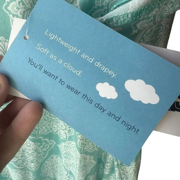 NWT MUK LUKS French Terry Weekend Story Cloud Knit Jumpsuit  Size Large - Picture 8 of 12